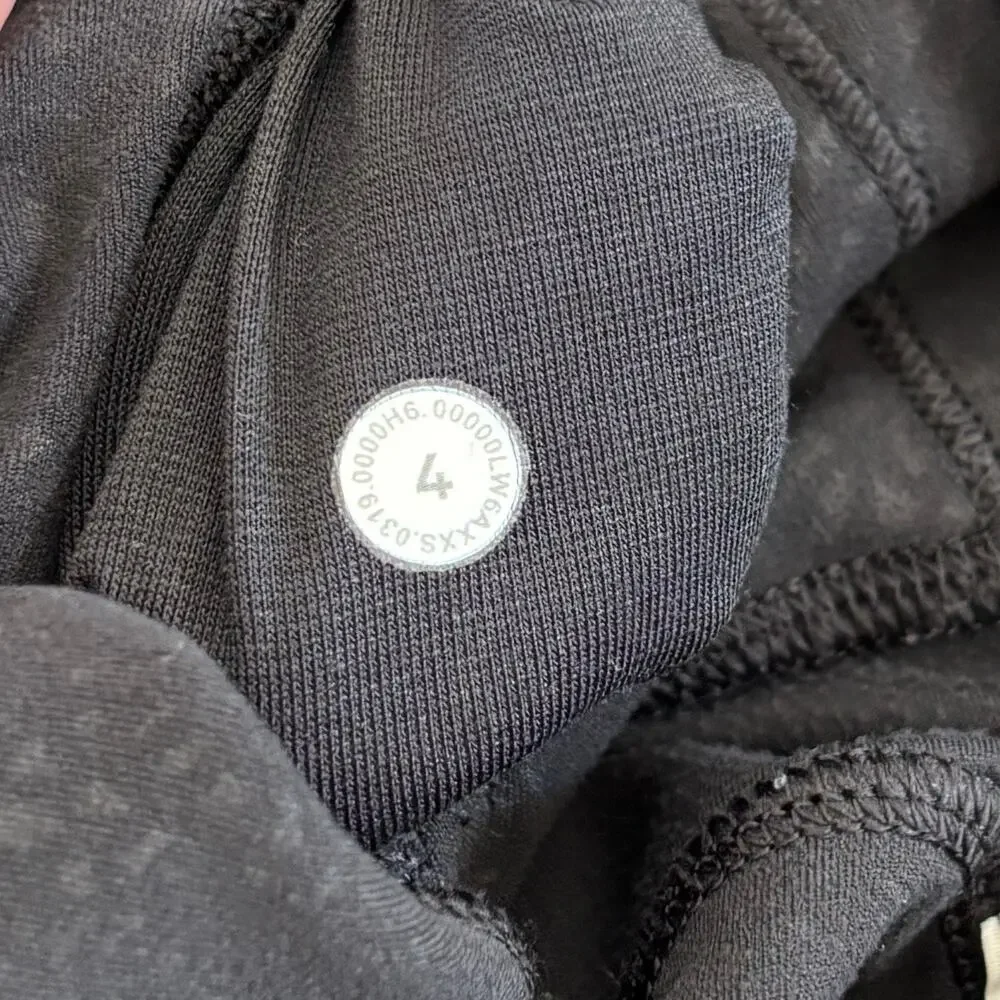 Lululemon Align Crop *21” Polar Shift Emboss Black - Size: 4 - Picture 7 of 11